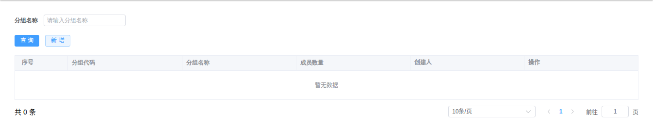 分组信息维护
